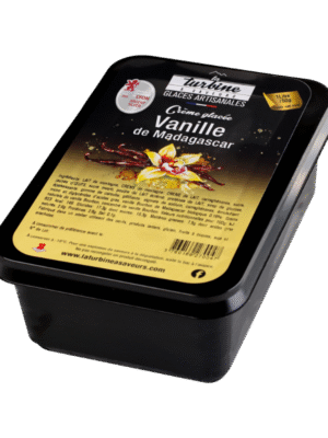 glace vanille la turbine Bac glace vanille de Madagascar "La turbine"
