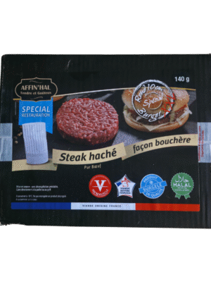 Steak haché façon bouchère rond VBF 20% mg 140g halal