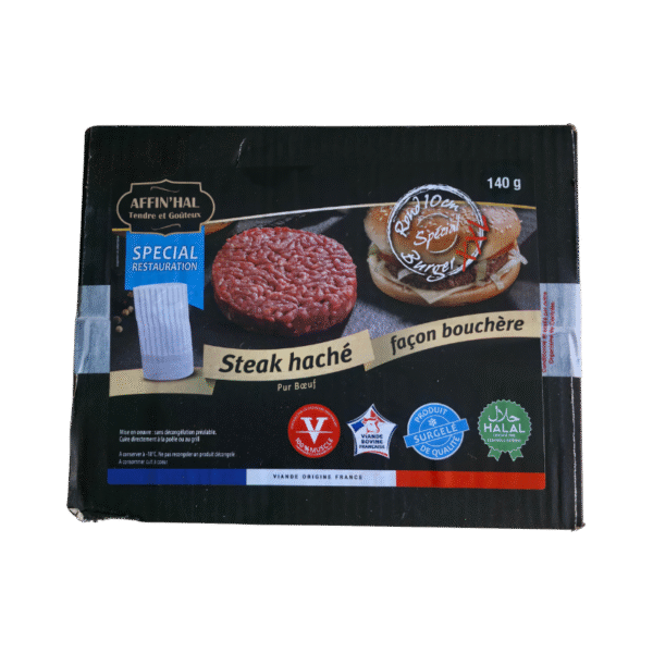 Steak haché façon bouchère rond VBF 20% mg 140g halal